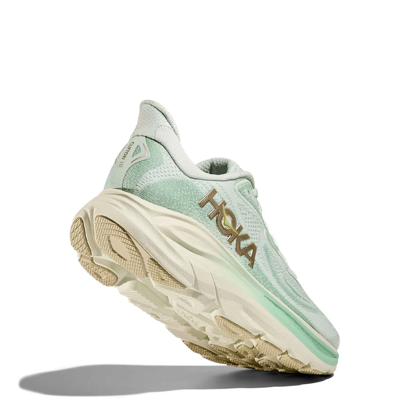 Hoka Womens Clifton 10 Trainer Sea Glass / Jadeite - Image 6