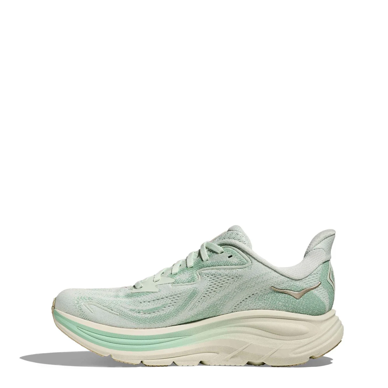 Hoka Womens Clifton 10 Trainer Sea Glass / Jadeite - Image 8