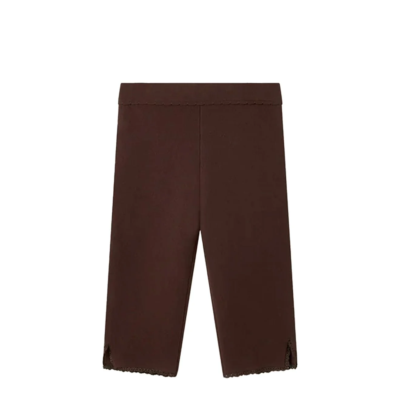 House of Sunny Classic Capri Pants Coffee