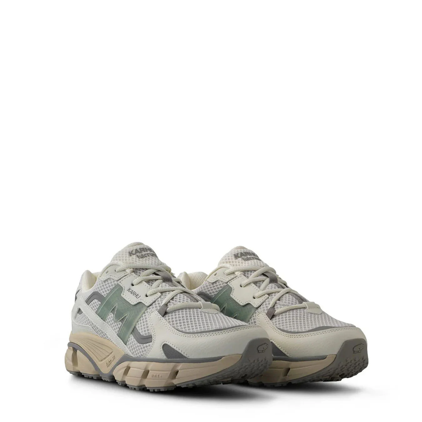 Karhu Womens Super Fulcrum Trainer Icicle / Green Milieu - Image 2