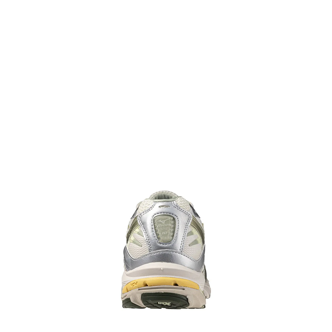 Mizuno Womens Wave Rider 10 Trainer Snow White / White Jade / Desert Sage - Image 3