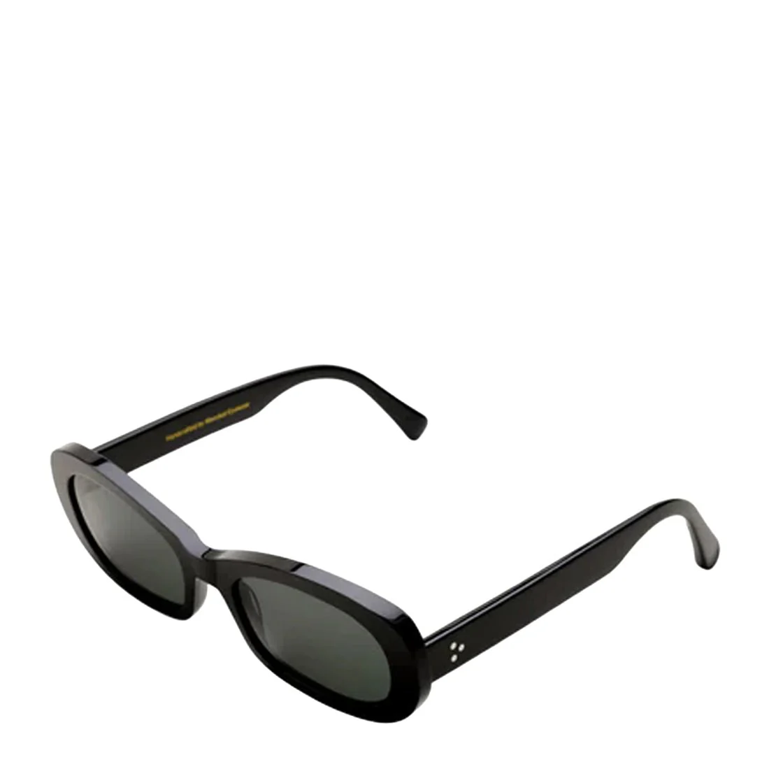 Monokel Eyewear Belle Sunglasses Black / Green Lens - Image 2