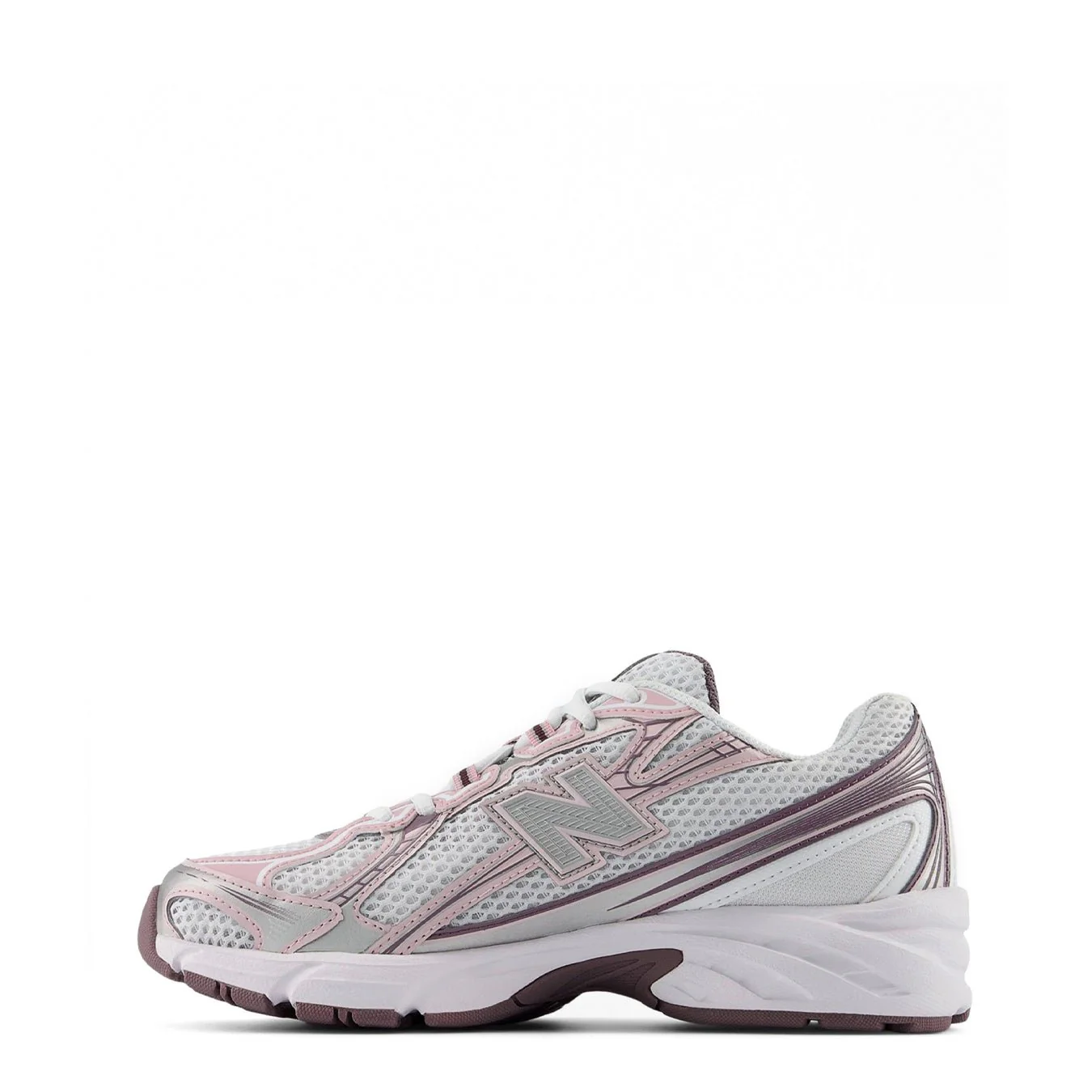 New Balance Womens 740 Trainer Ice Wine / White / Rose Sugar - Image 3