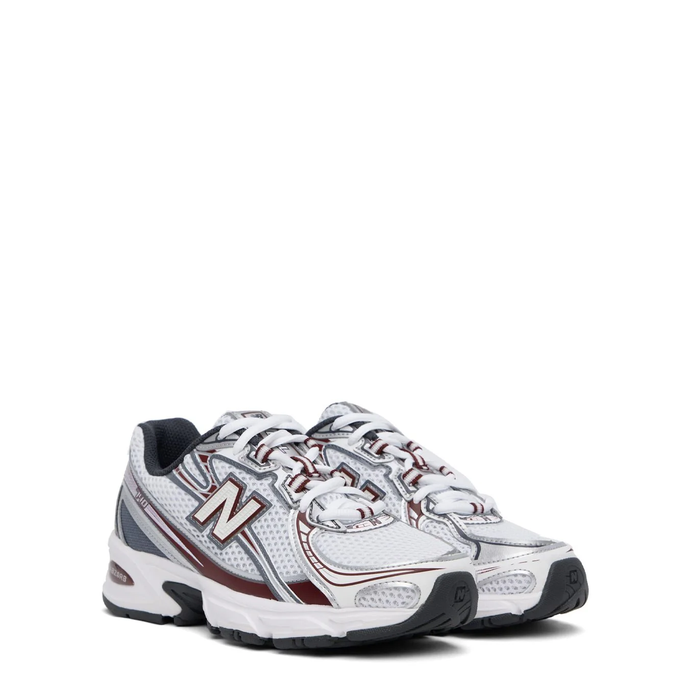 New Balance Womens 740 Trainer Mercury Red / White / Castlerock - Image 2