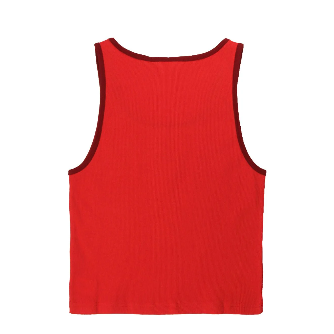 Obey Womens Loren Rib Tank Red - Image 2
