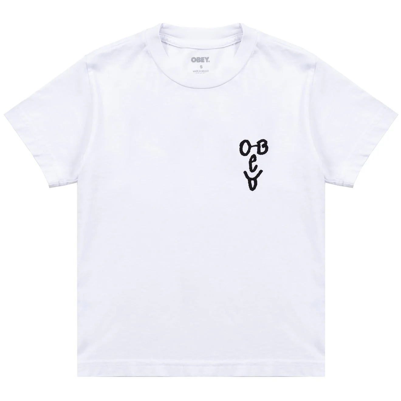 Obey Womens Type Face White