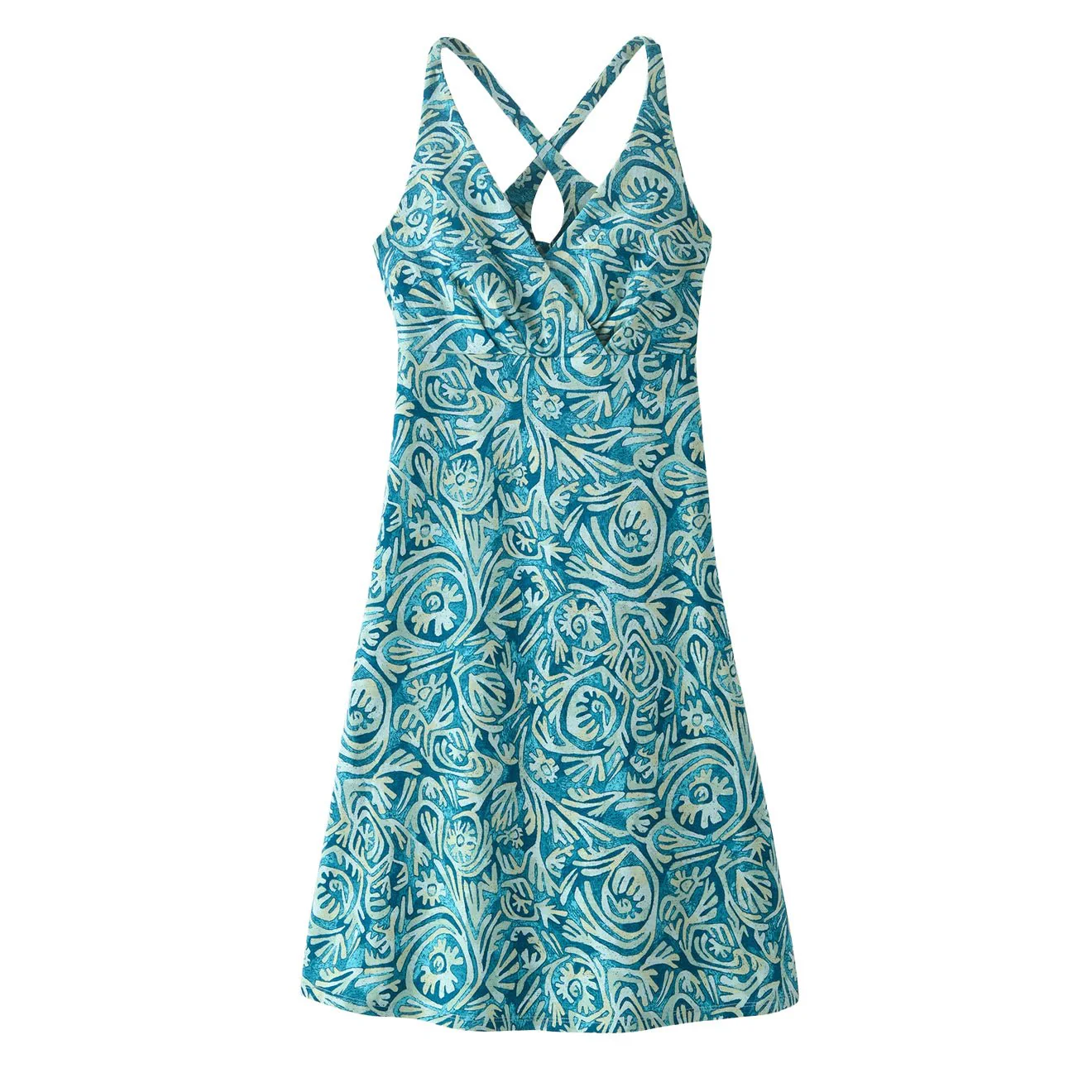 Patagonia Womens Amber Dawn Dress Earthen Thin Ice