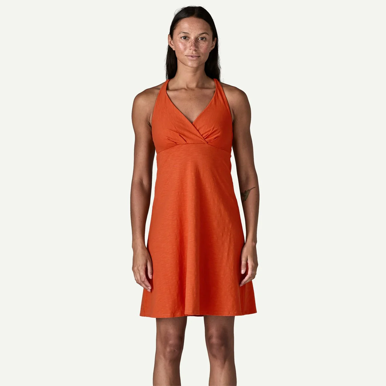 Patagonia Womens Amber Dawn Dress Earthen Thin Ice - Image 2