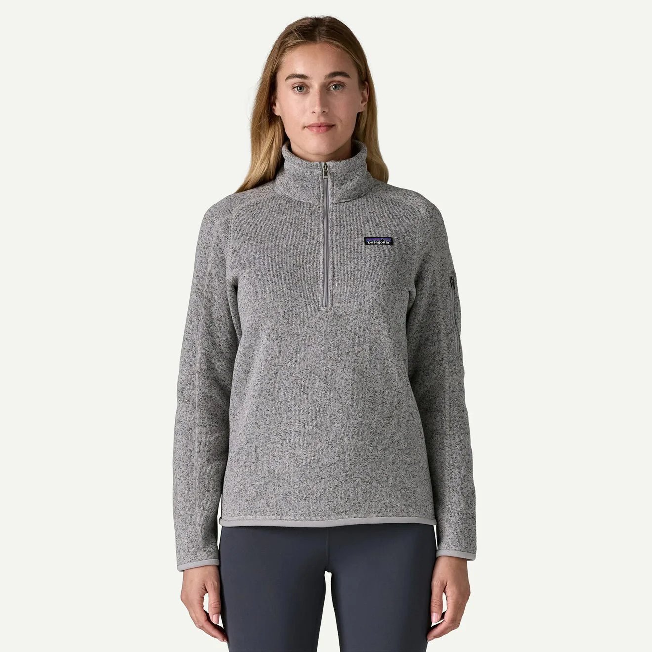 Patagonia Womens Better Sweater 1/4 Zip Fleece Permafrost Purple - Image 2
