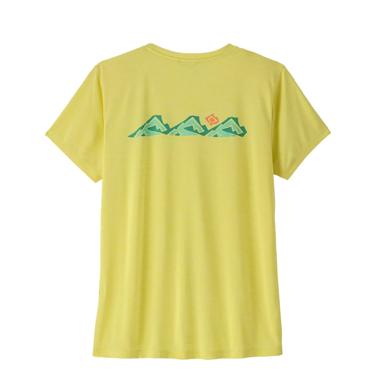 Patagonia Womens Cap Cool Daily Shirt Trailcheck Lemon Zest - Image 2