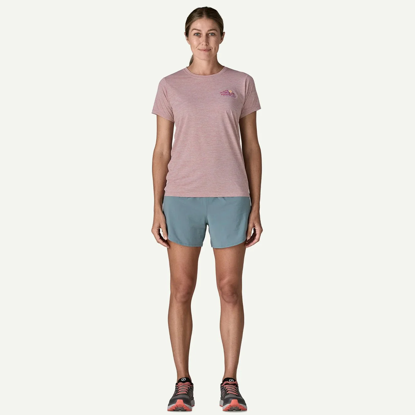 Patagonia Womens Cap Cool Daily Shirt Trailcheck Lemon Zest - Image 5