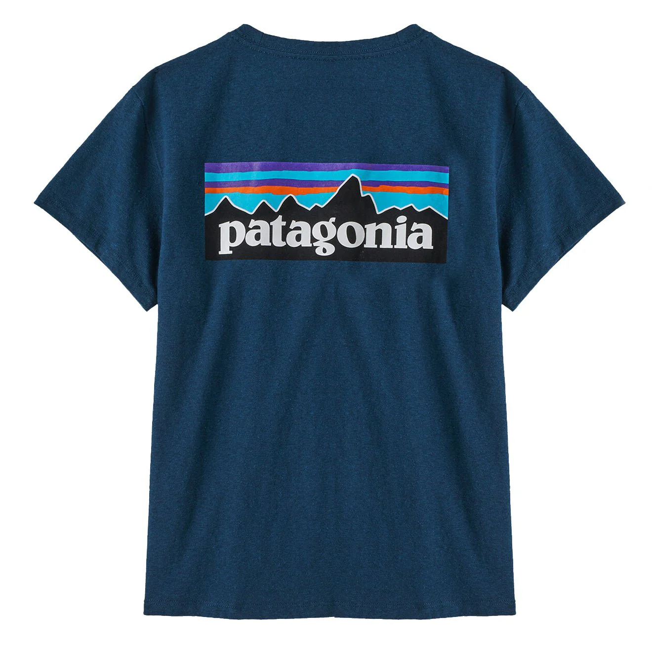Patagonia Womens P-6 Logo Responsibili Tee Tidepool Blue - Image 2