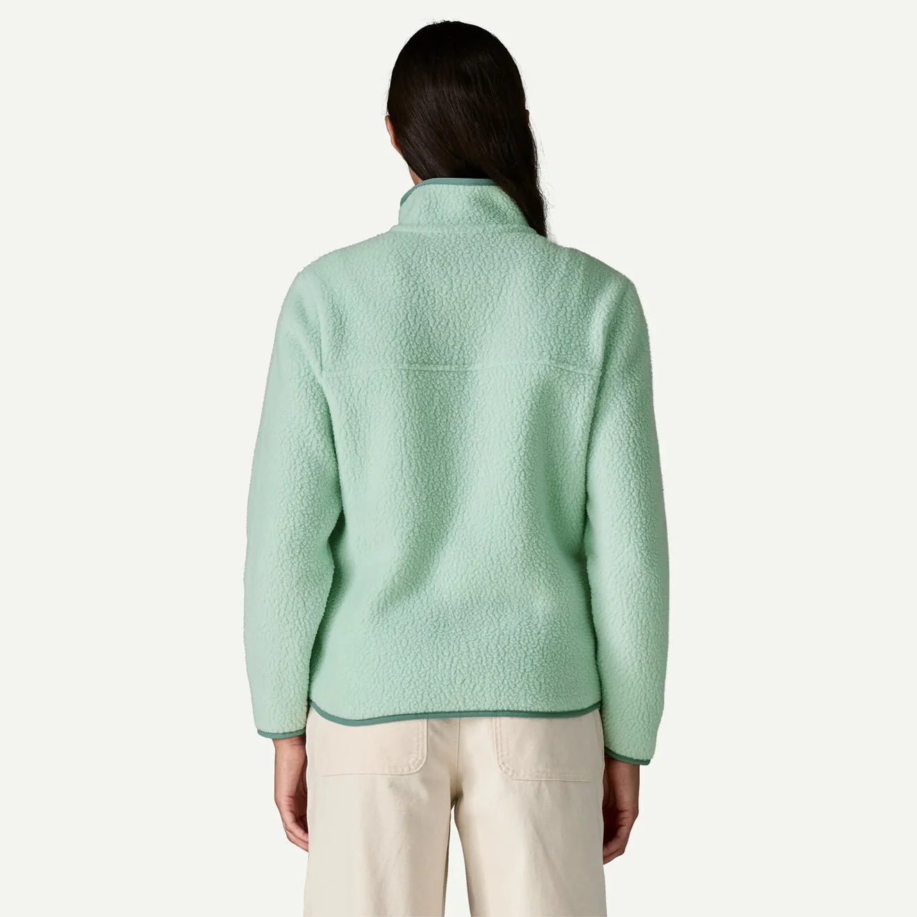 Patagonia Womens Retro Pile Jacket Dark Natural - Image 3