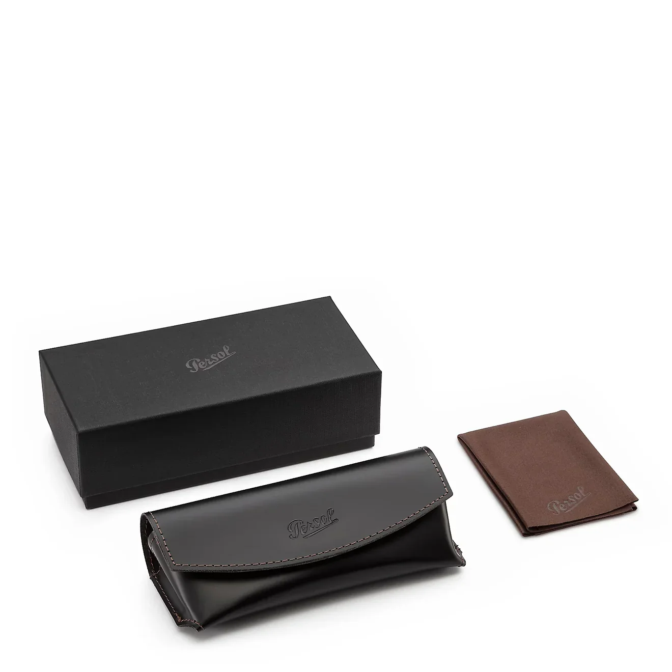 Persol PO1006S Sunglasses Gunmetal / Brown Lens - Image 4