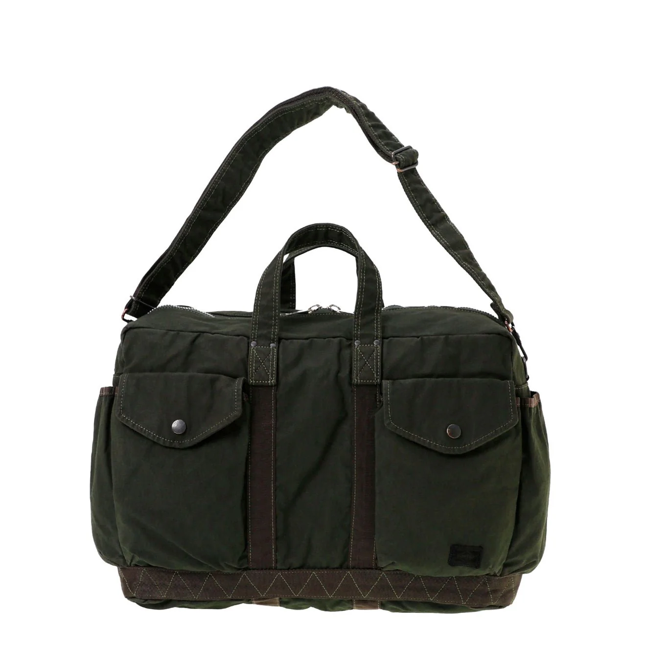 Porter-Yoshida and Co Crag 2 Way Boston Bag S Khaki