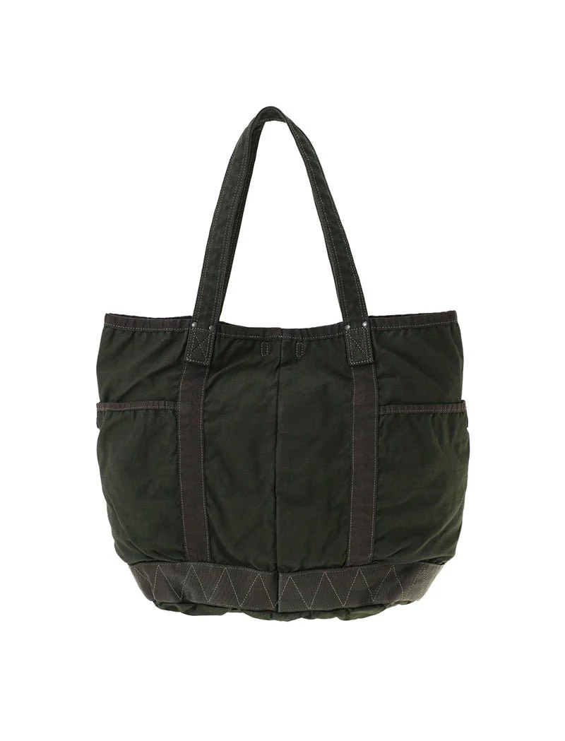 Porter-Yoshida and Co Crag Tote Bag Khaki - Image 2