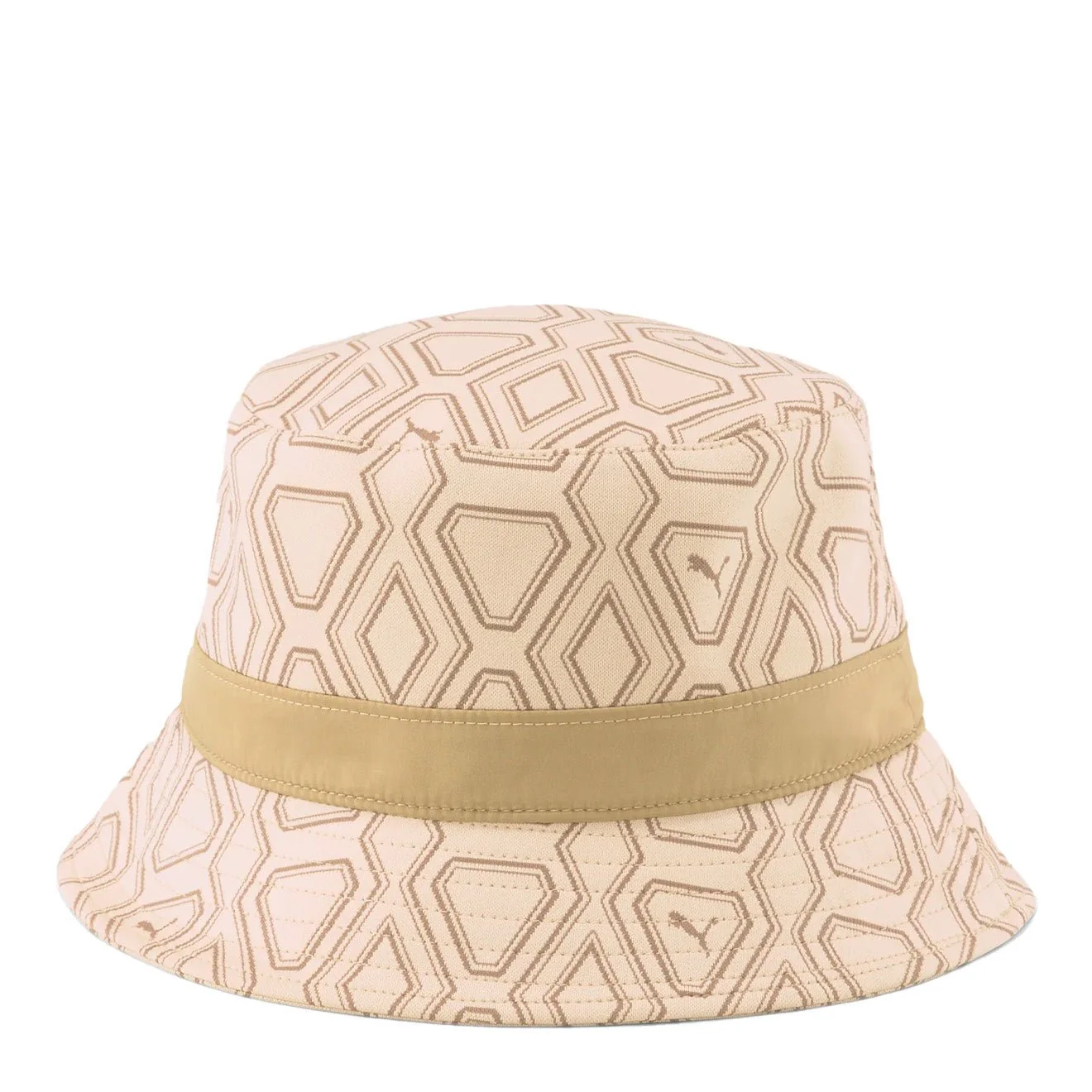 Puma Womens Luxe Sport Bucket Hat Light Sand / Tigers Eye / AOP - Image 2