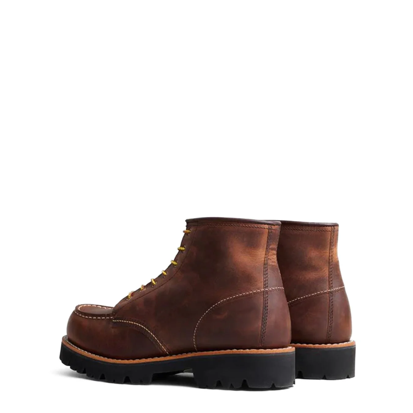 Red Wing Womens 6-Inch Porter Moc Toe Boots Copper Rough & Tough - Image 3