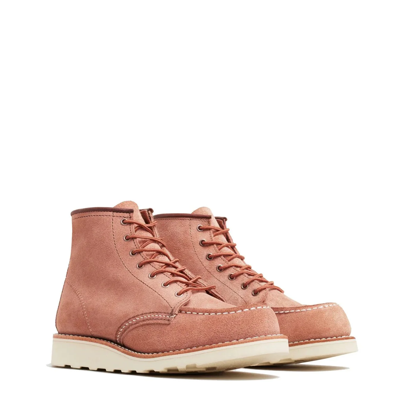 Red Wing Womens Classic 6 Inch Moc Dusty Rose Abilene Leather - Image 2