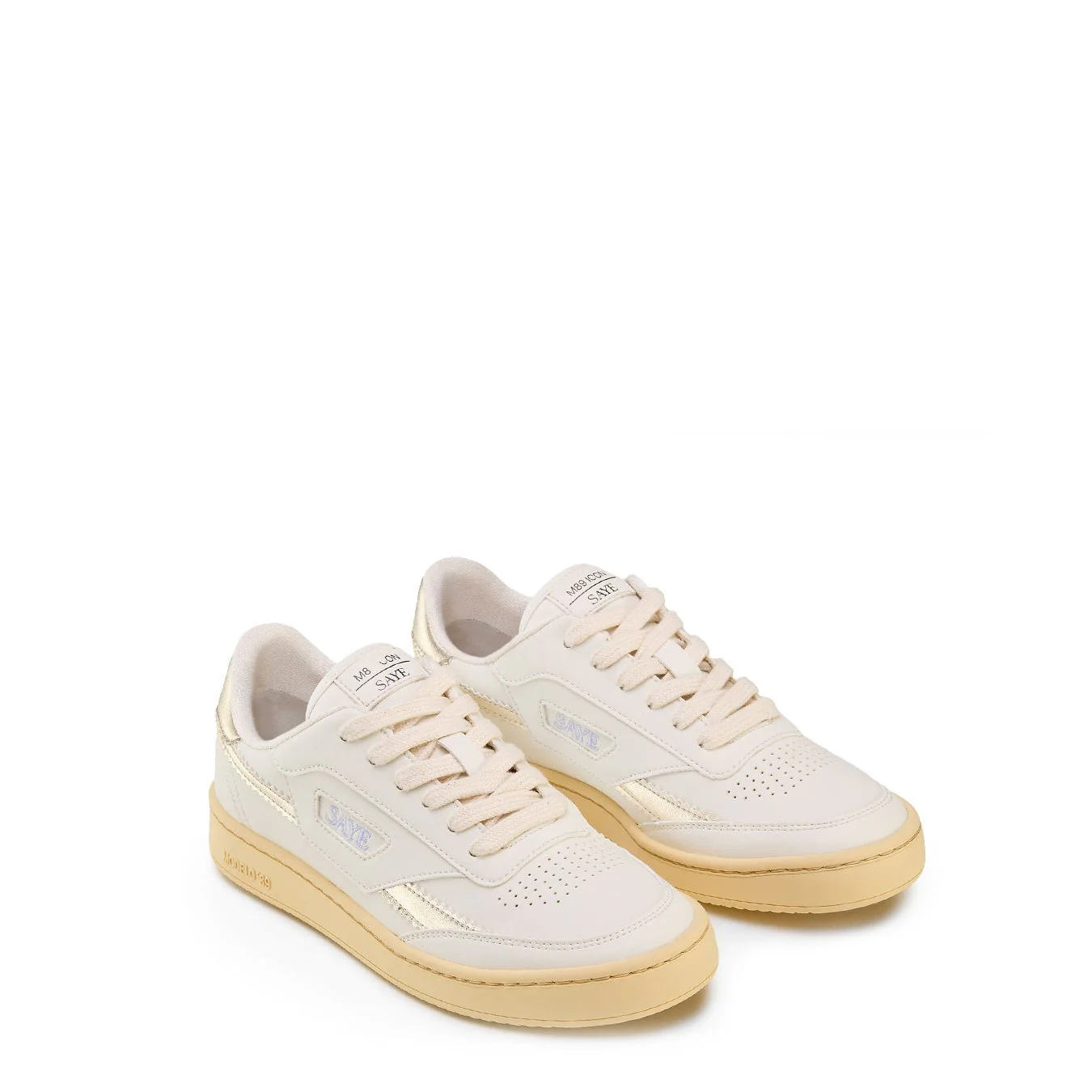 Saye Womens M89 Icon Trainers Metallic Gold - Image 2