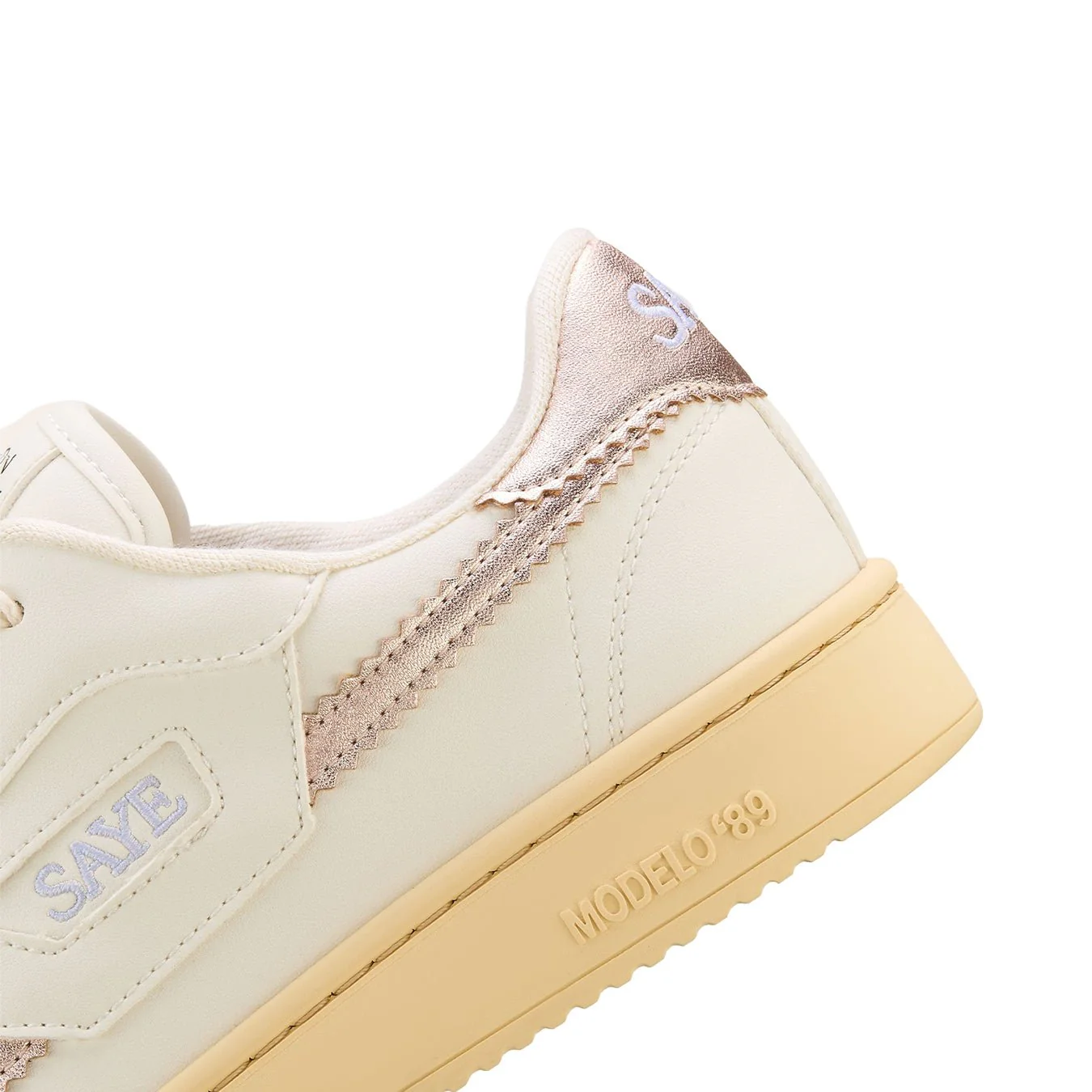 Saye Womens M89 Icon Trainers Metallic Gum - Image 3