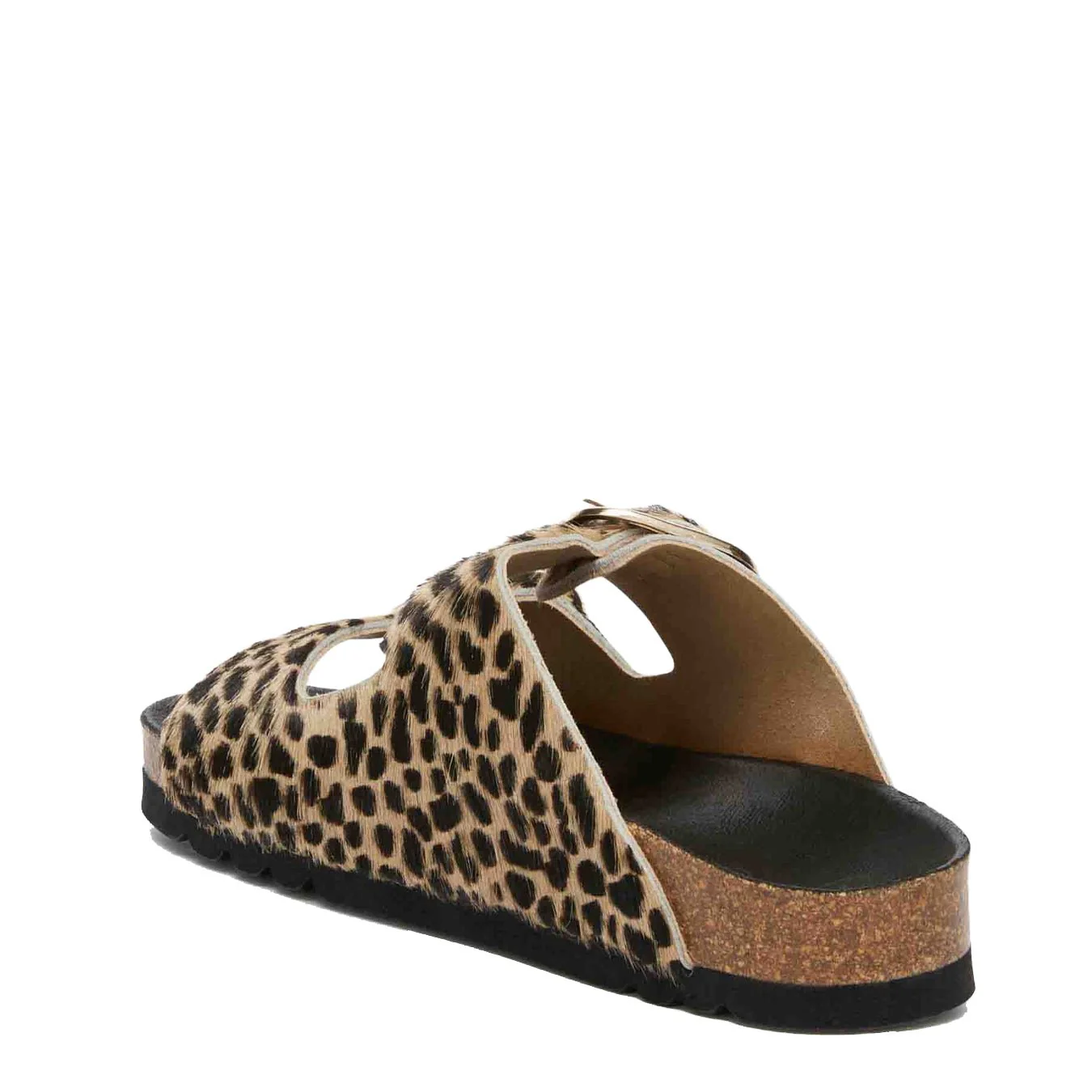 Scholl Womens Noelle Cork Sandals Leopard - Image 4