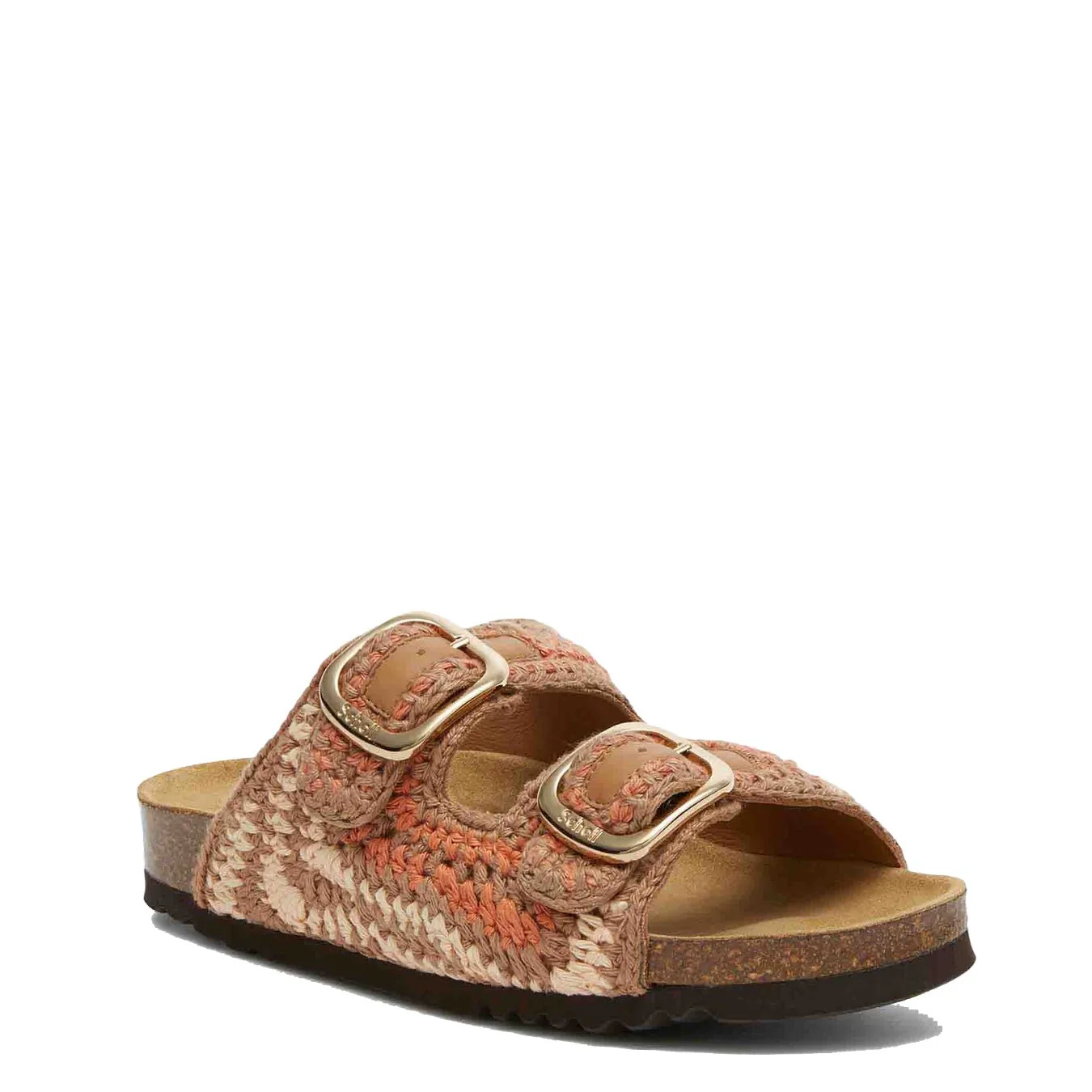Scholl Womens Noelle Cork Sandals Nude / Light Brown / Cognac - Image 2