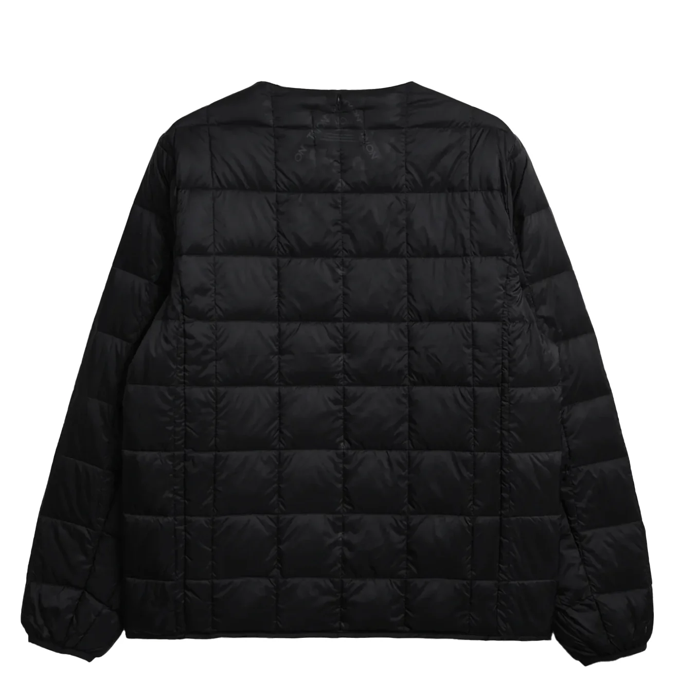 Taion Womens Crew Neck Button Down Jacket Black - Image 2