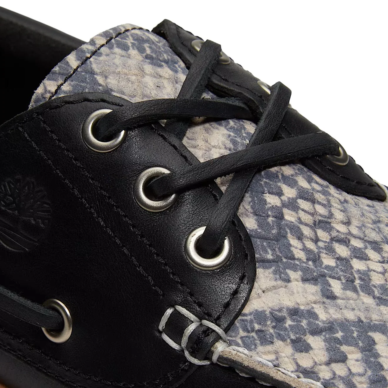 Timberland Womens Stone Street Platform Boat Shoe Black - Image 3