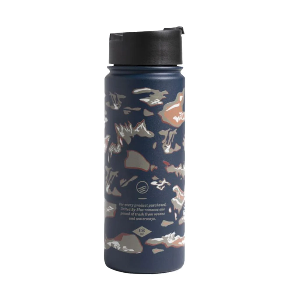 United by Blue 18oz Insulated Steel Mug Lakeside Camo - Image 2