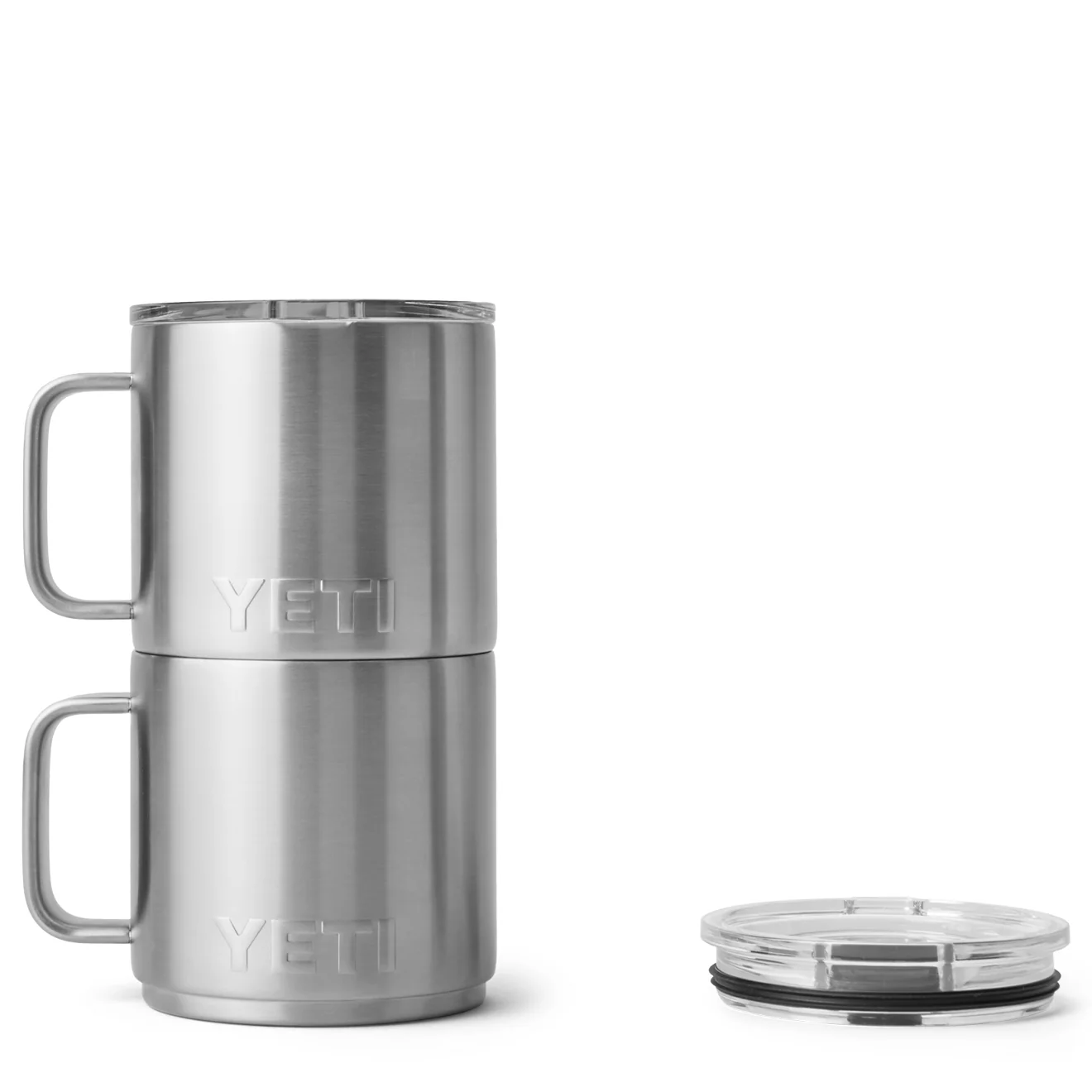 YETI Rambler 14oz Stackable  Mug MS Stainless Steel - Image 4