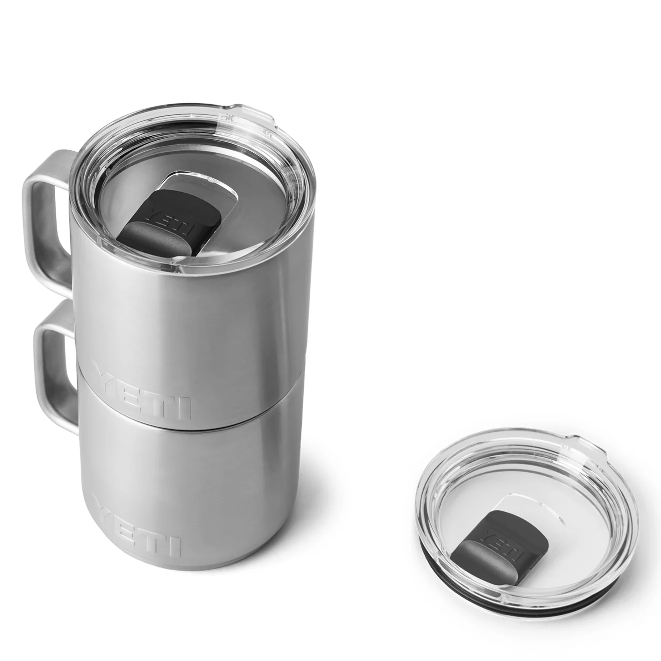 YETI Rambler 14oz Stackable  Mug MS Stainless Steel - Image 5
