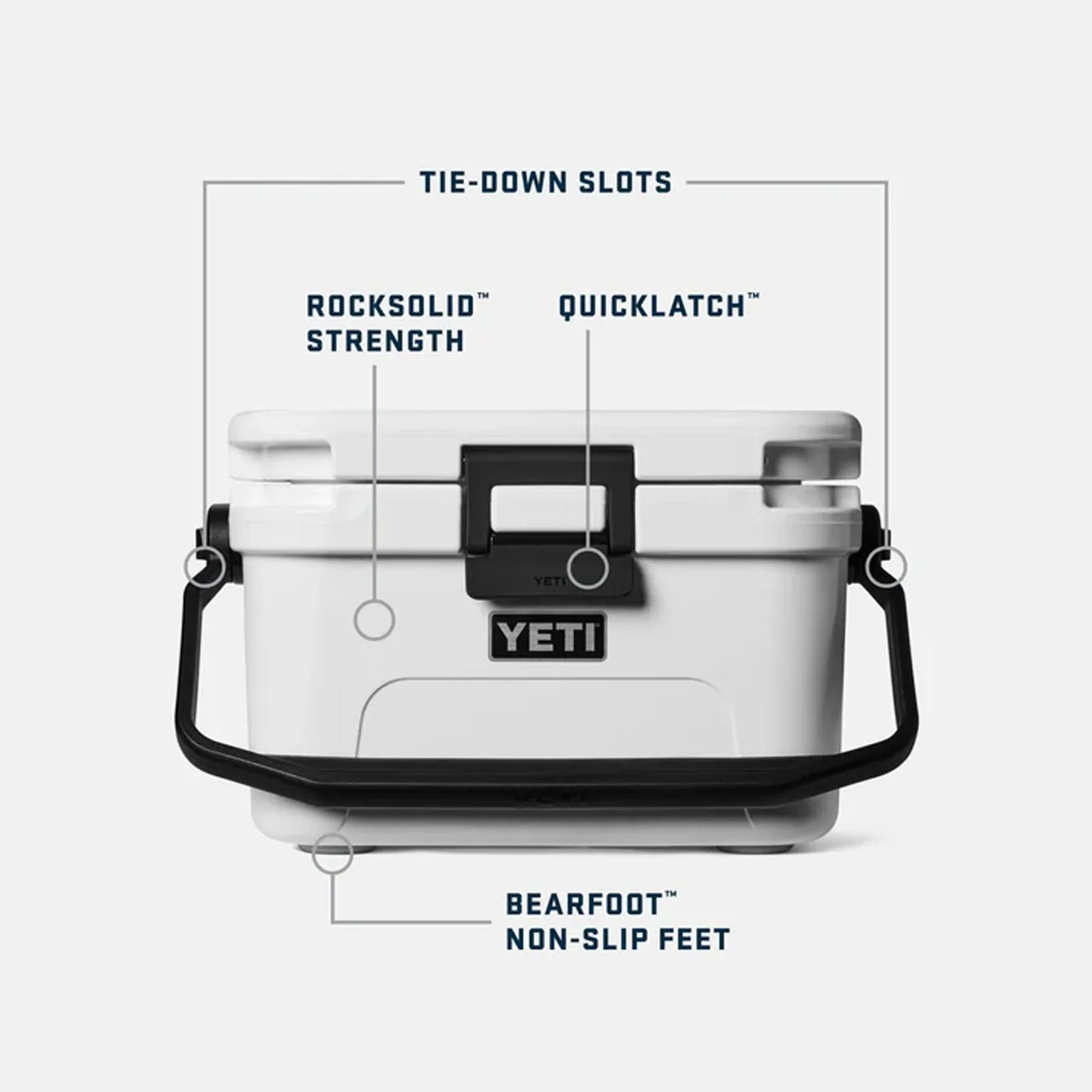 YETI Roadie 8 Cool Box Royal Blue - Image 8